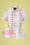 Collectif 46400 Mary Grace Unicorn Gingham Blouse Multi 20230222 020LW1