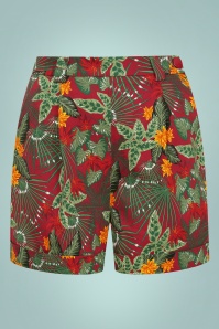 Collectif Clothing - Jojo Jungle Floral Shorts in Multi
