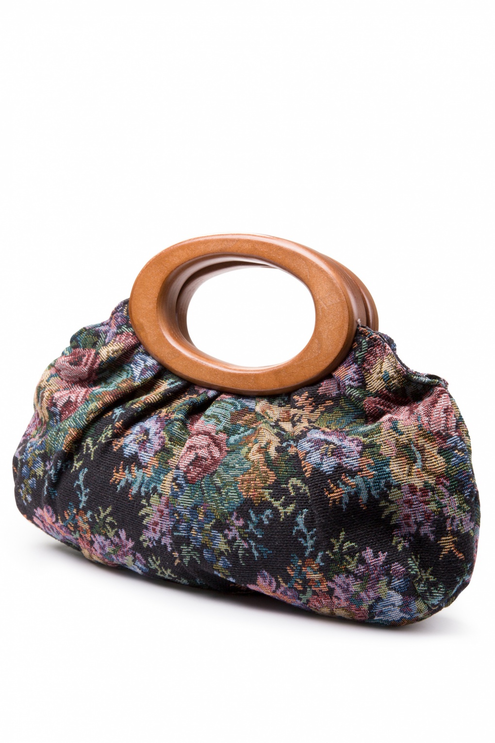 60s Floral Tapestry Handbag