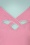 Vixen 45920 Criss Cross Neckline Piping Detail Dress Pink 230112 503W