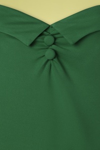 Vixen - Sarah top met gekruiste bandjes in groen 3