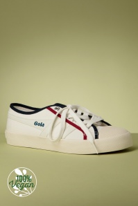 Gola - Coaster Smash Sneakers in Off White and Navy 2