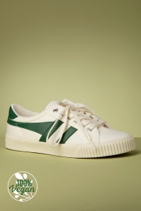 Gola - Mark Cox Tennis Sneakers in Off White and Dark Green