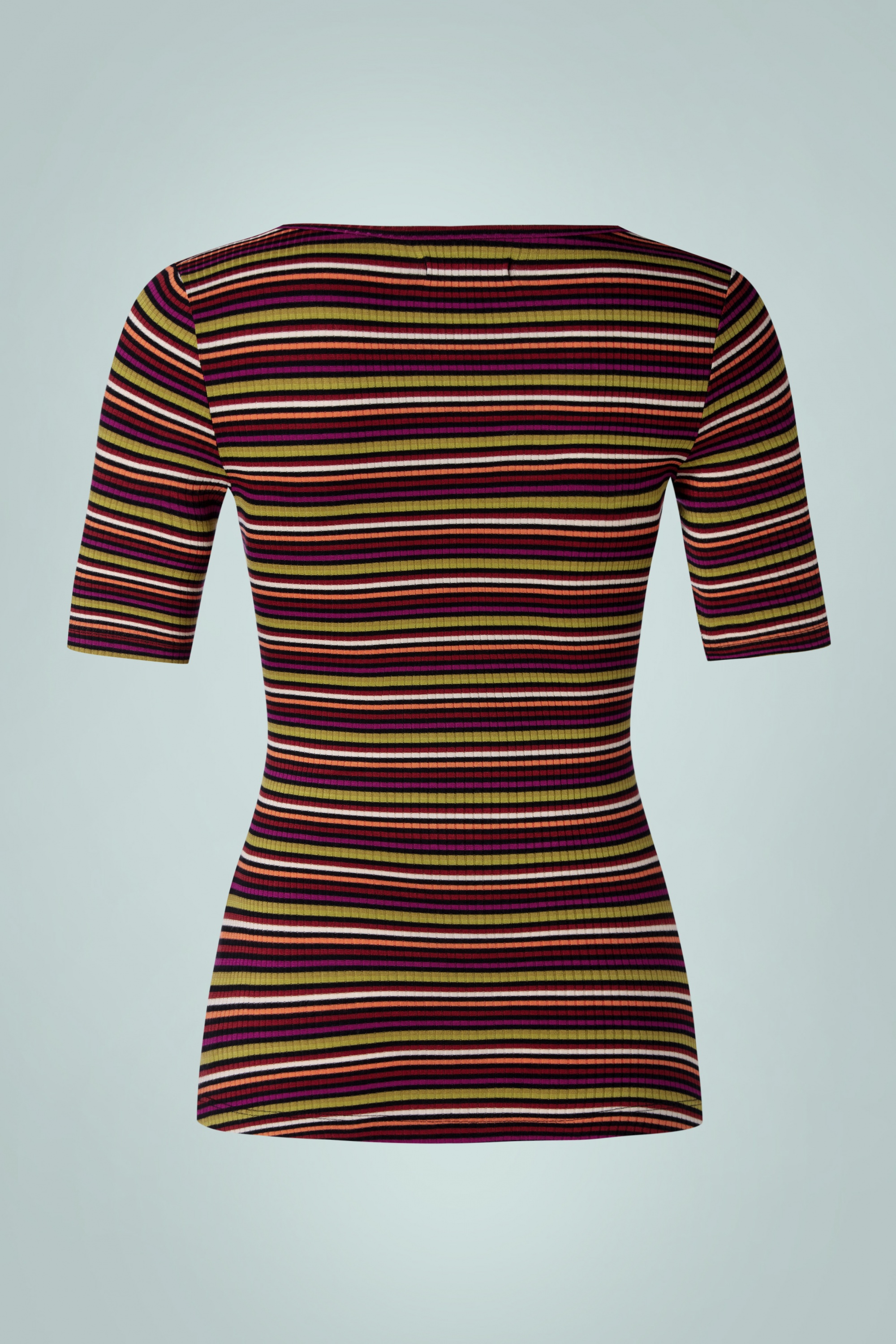 King Louie - Carice Brunelli Stripe Top en Rouge Rio 2