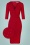 Vintage Chic 46499 Pencil Dress Red Glitter Silver 230217 505Z