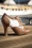 Lola Ramona ♥ Topvintage - June High on Life Shoe Booties in Pecan Brown and Cream 4