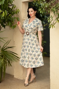 Vintage Chic for Topvintage - Gemma pencil jurk in rood