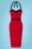 Glamour Bunny - Foxy Pencil Dress en Rouge et Noir 3