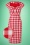 Glamour Bunny - Virginia penciljurk in rood en wit gingham 3