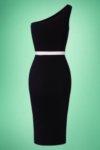 Glamour Bunny - Isis Pencil Dress en Noir 7