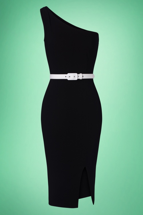 Glamour Bunny - Isis Pencil Dress en Noir 2