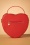 Banned Retro - Elegante Spots Handtasche in Rot 5