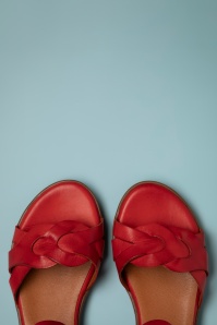 Miz Mooz - Demure Sandals en Rouge Écarlate 5