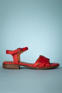 Miz Mooz - Demure Sandals in Scarlet Red 6