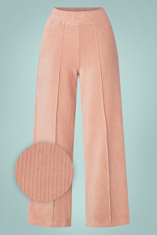 Mademoiselle YéYé - Encore Belle Trousers in Coral Almond
