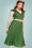 Vixen 45914 Dotty Wide Collar Midi Dress Green 20230222 020L