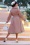 Miss Candyfloss - Luvena Rosite Water Repellent Coat in Old Rose 3