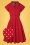Polka Dot Dance Dress in Red