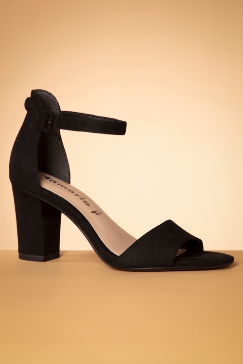 Tamaris - Patty sandalen in zwart