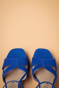 Tamaris - Sarah High Heel Platform Sandals in Royal Blue 2