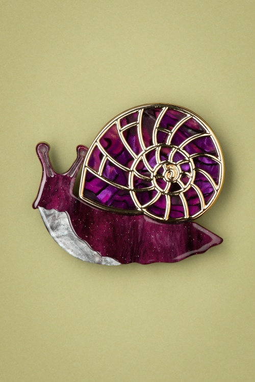 Erstwilder - Painted Shell Brooch