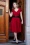 Glamour Bunny Business Babe - Rita Marlow Dress in Lipstick Red 3