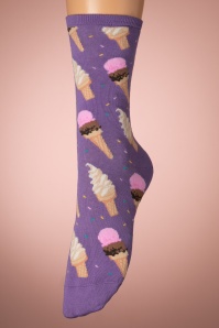 Socksmith - I Scream Socks in Purple