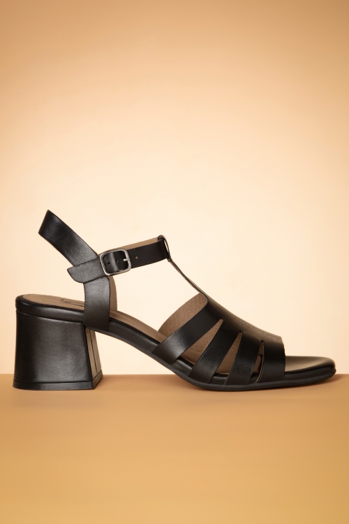Miz Mooz - Boardwalk sandalen in zwart 3