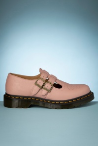 Dr. Martens - 8065 Virginia Mary Jane schoenen in dusty pink 3