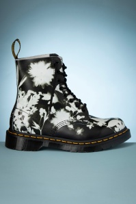 Dr. Martens - 1460 Phantom Floral Shadow Ankle Boots in Black 3