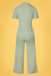 Banned Retro - Adventure Ahead Jumpsuit in Green 4