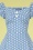 Collectif 47259 Dolores Classic Polka Swing Dress Blue 20230303 020lV