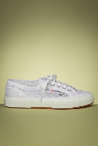 Superga - Macrame Sneakers in White 3
