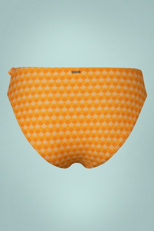 Cyell - Horizon High Waist Bikini Briefs en Orange Crépuscule 2