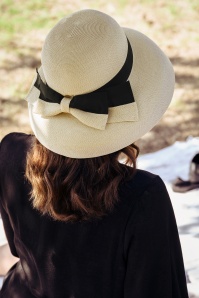 Bronté - Tara Hat en Naturel et Noir
