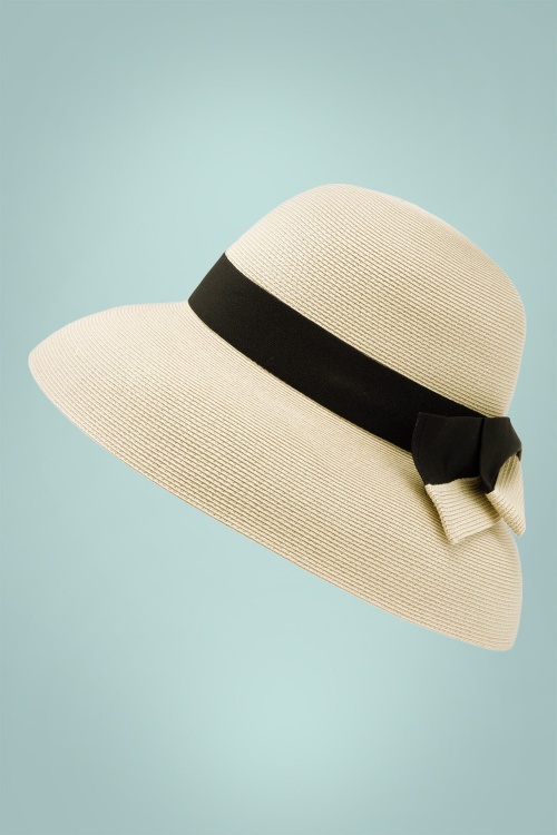Bronté - Tara Hat in Naturel and Black 2
