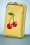 Cherry Pie Cross Body Phone Bag in Yellow