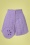 Iris Broderie Shorts in Purple