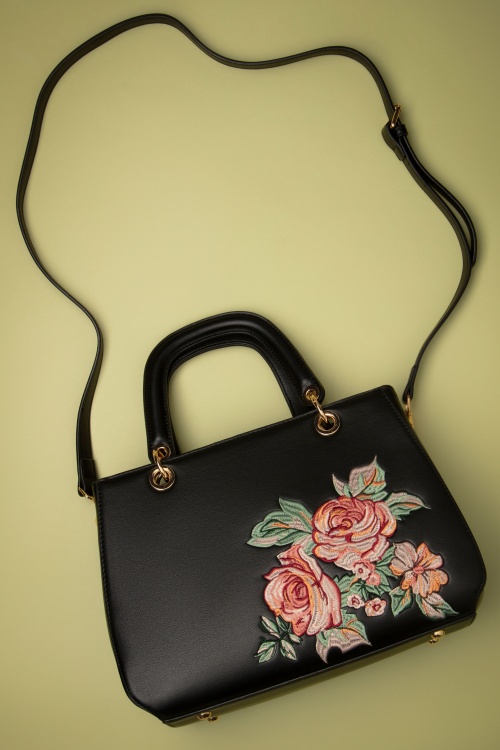 Vixen - La Vie en Rose Handbag in Black 2