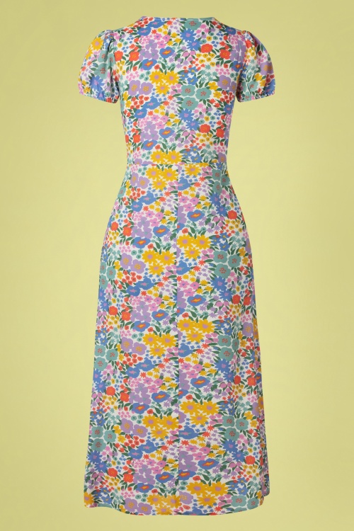Sugarhill Brighton - Irene Busy Floral Maxi Dress en Multi 3