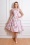 Hearts & Roses Emma Floral Swing Dress in Pink