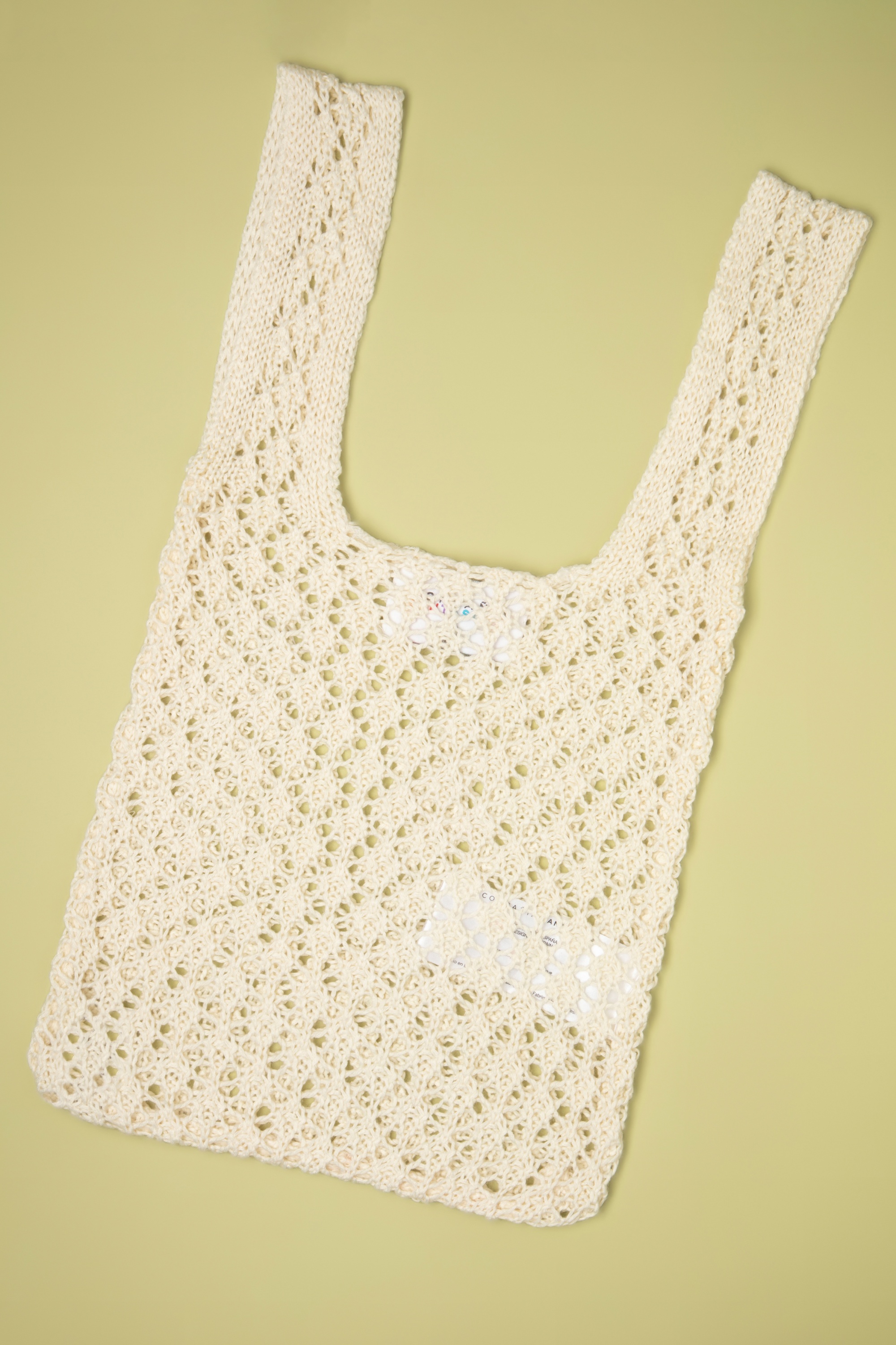 Compania Fantastica - Small crochet tas in crème 2