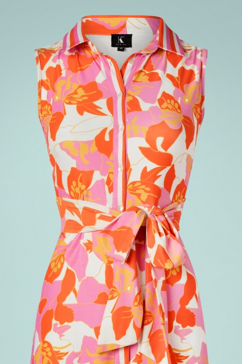 K-Design - Fabia Floral Maxi Kleid in Multi 2