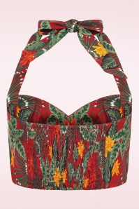 Collectif Clothing - Adriana Jungle Floral Top en Multi 2
