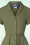 Collectif 35192 50s Caterina Swing Dress Olive Green 20200910 001V