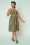 Collectif Clothing Waverly Strawberry Patch Swing Dress in Green