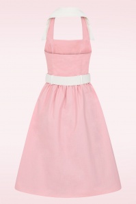 Collectif Clothing - Waverly swing jurk in roze 2