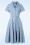 Collectif 32119 50s Caterina Swing Dress Baby Blue 20200910 001W
