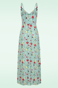 Bright and Beautiful - Libby Climbing Garden Maxi Dress in Multi 4