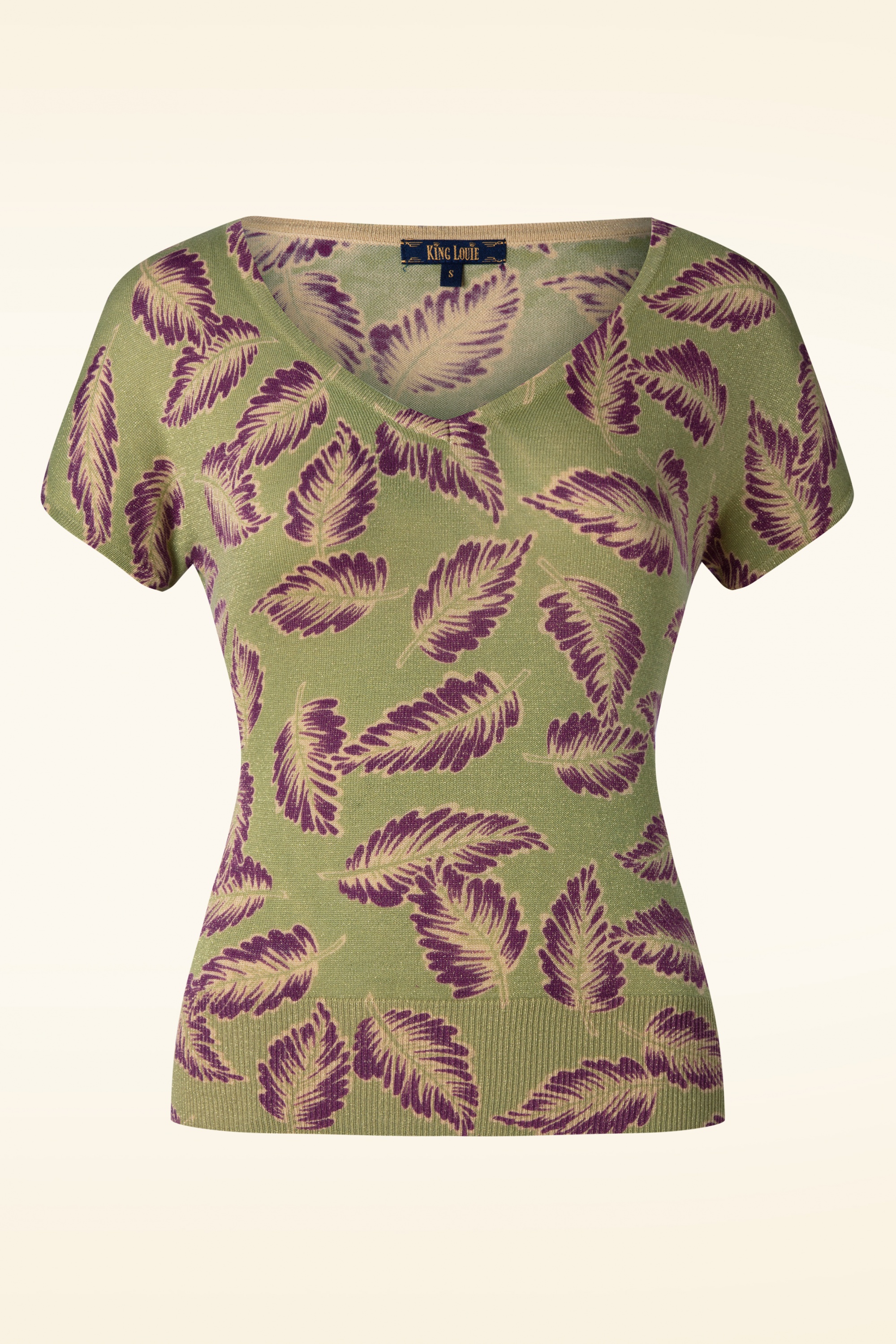 King Louie - Deep V Dominica Top en Vert Lentille 2